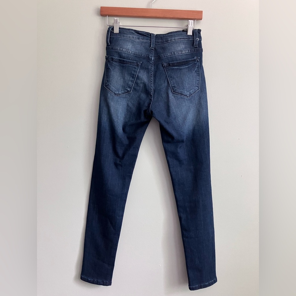 KANCAN Estilo Mid Rise Dark Wash Skinny Jeans Size 25 - Picture 5 of 10